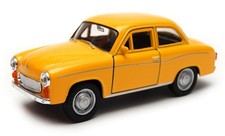 Syrena 105 Polish Calssic Car Model Toy Yellow Diecast 1:34-1:39 Scale Welly