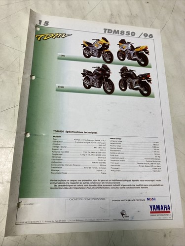 Yamaha tdm850 1996 1997 - yamaha,