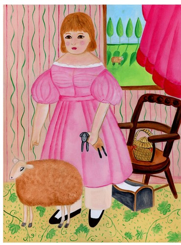 Original folk art - original,