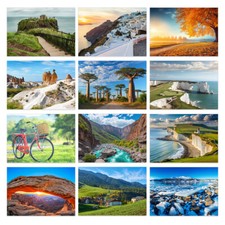 12 24 Scenery Greeting Cards