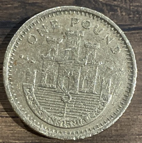 Gibraltar coin 2001 castle - gibraltar, £1