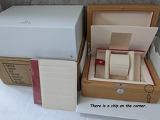 Omega Wooden Watch Box with