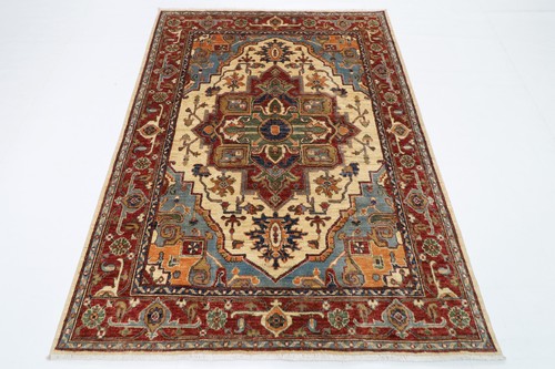 5x7 afghan hand knotted - afghan,