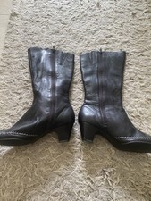 Ladies Calf Length Black Boots