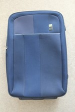 Antler Suitcase 66cm x 44cm x 24cm Expandable, 2 wheeled. Blue / Light Blue.