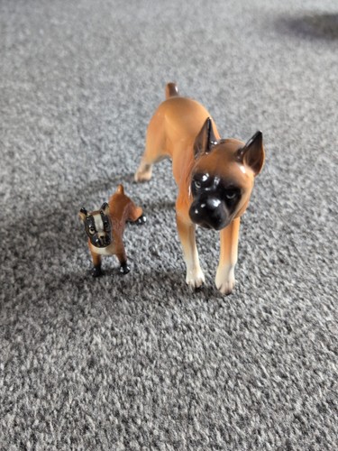 Ceramic boxer dog approx - boxer,