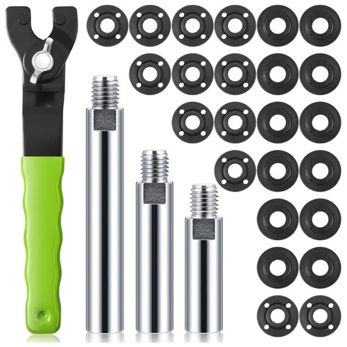 Grinder wrench and nut set - wrench,