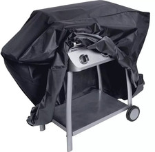 BBQ Grill Cover Medium 140 x 113cm WaterProof & Windproof Deluxe Outdoor Black