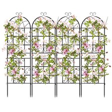 71" Tall Metal Garden Trellis