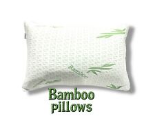 2x Pack of 2 Bamboo Bed Pillow
