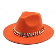 Mens Ladies Hat Fedora Wide