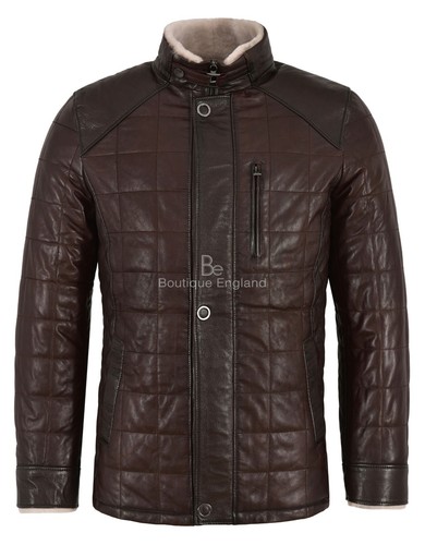 Men real shearling jacket - men,