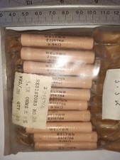 Vintage 10 off NOS Welwyn Resistors 3.3Kohm 2% Z215764