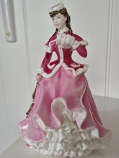 Coalport Figurine, "The Skater" by Maureen Halson 7" Tall