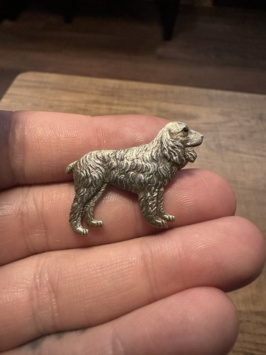 Vintage sterling silver dog - vintage,