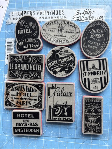 Tim holtz cling rubber stamps - tim,