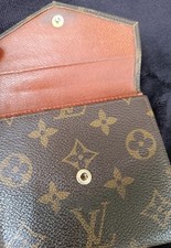 Authentic Vintage Louis Vuitton Monogram Compact Bifold Wallet/Coin Pocket  1987