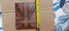 Gents Brown faux leather Union Flag Jack credit card cash ID wallet BNWOT  ?