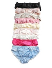 6 Pieces 100% Pure Silk With