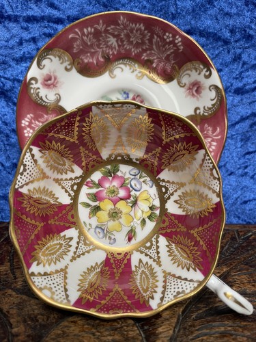Paragon bone china burgundy - bone, china,