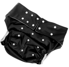 3 Adult Adjustable Reusable Washable Incontinence Pants Nappy Diaper + 3 Inserts