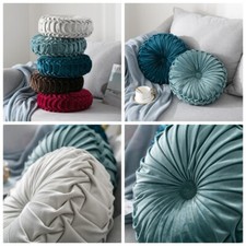 Velvet Pleated Cushion Couch