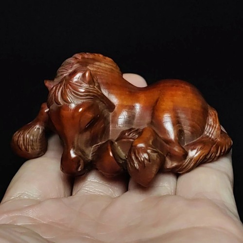 Japanese boxwood hand - , carved