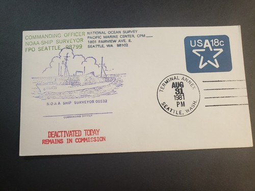 Noaa ship surveyor naval - ship, cover