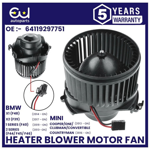 Heater blower motor - fan, for