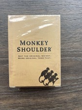 Monkey Shoulder (Whisky)  Playing Cards Sealed (small tear) - See description