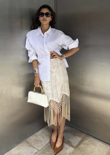 Zara collection embroidered - zw,