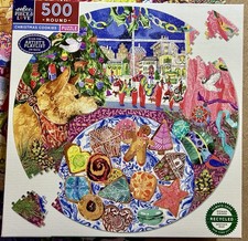Circular Christmas Jigsaw 500pc  Awesome Brand Awesome Quality Excellent Cond