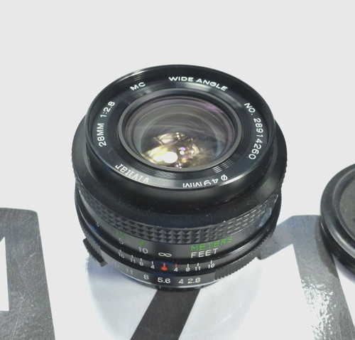 Vivitar 28mm mc - f/2.8,