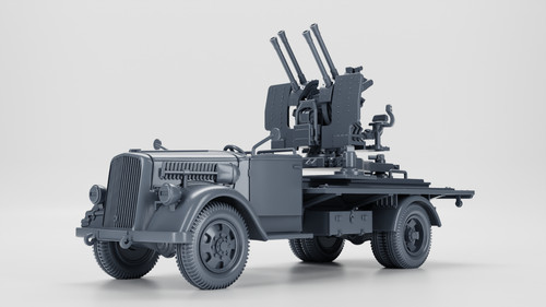 Opel blitz with - blitz, flak38
