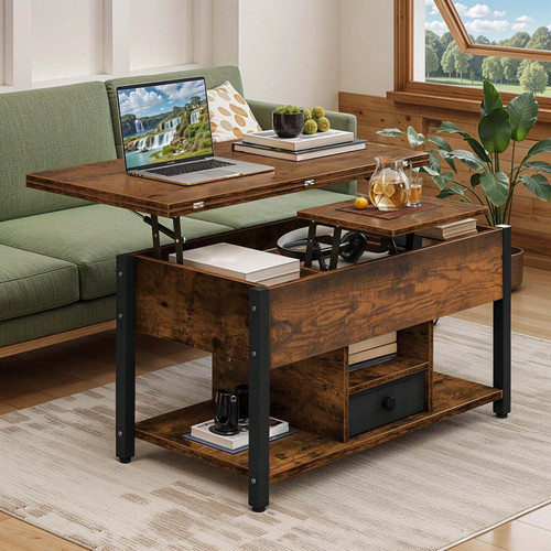 Lift top coffee table with - lift-top,