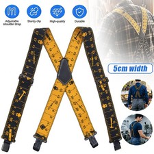 Adult Men's Four-clips Braces