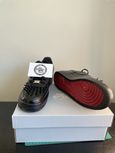 Custom black nike air force - black,