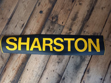 Manchester  Sharston Vintage Bus Destination Blind Section