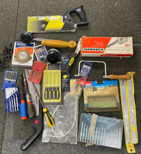 USED JOB LOT OF HAND TOOLS PIN VICES SAWS PICKS SCREW DRIVERS BURRS RDGTOOLS
