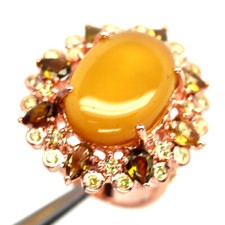 925 Silver 13 x 19 MM. Yellow