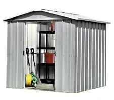 756 Yardmaster Silver Apex Metal Garden Shed - Maximum External Size 7'11"x 7'2"