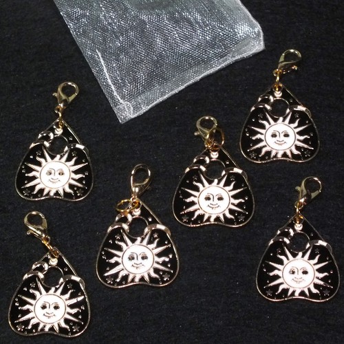 6pcs enamel sun - 6pcs,