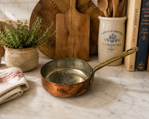 Antique copper butter - antique, warmer