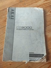 Akai CD3000 CD-ROM Sampler Player Original Manual