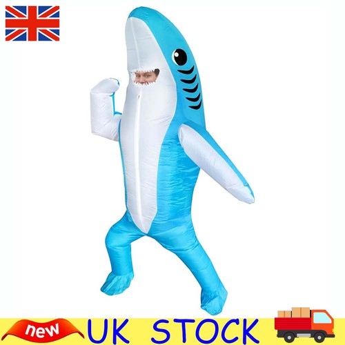 Inflatable shark costume adult - inflatable,