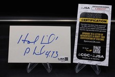 Evander Holyfield Signed 3x5