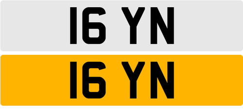 16yn private plate dvla - plate, fee