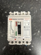 FEDERAL ELECTRIC HEF3P30 MCCB 30 AMP 50HZ TRIPLE 3 POLE PHASE BREAKER SELECT 30A