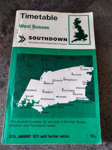 Bus coach timetable southdown - coach,