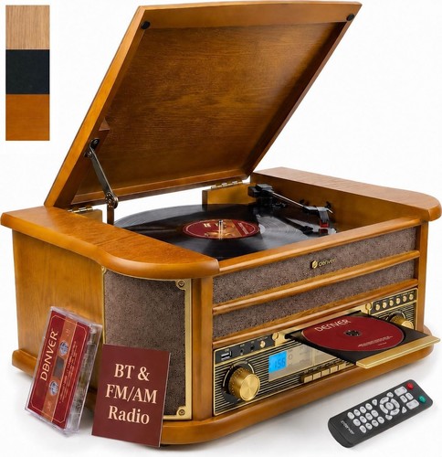 Vinyl record player - record, with